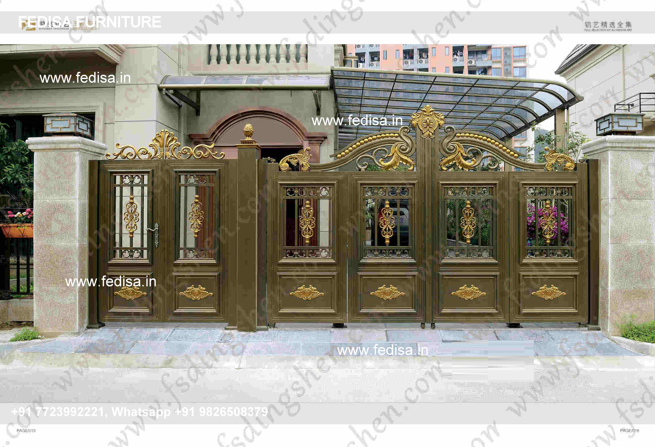 Wall Wall Grill Design Modern Metal And Wood Fence Latest Gate Design Boundary Main Gate Design Main Gate Design