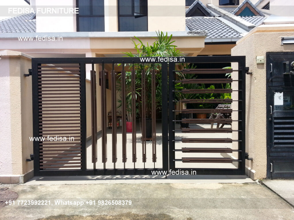 Small Steel Gate Design Steel Square Pipe Gate Design Iron Gate Single