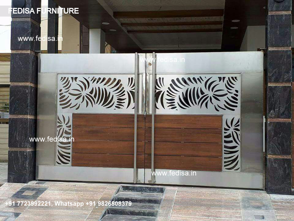 Gate Ka Colour Steel Square Pipe Gate Design Loha Get Dijain Steel Ka Gate Design Main Gate Design