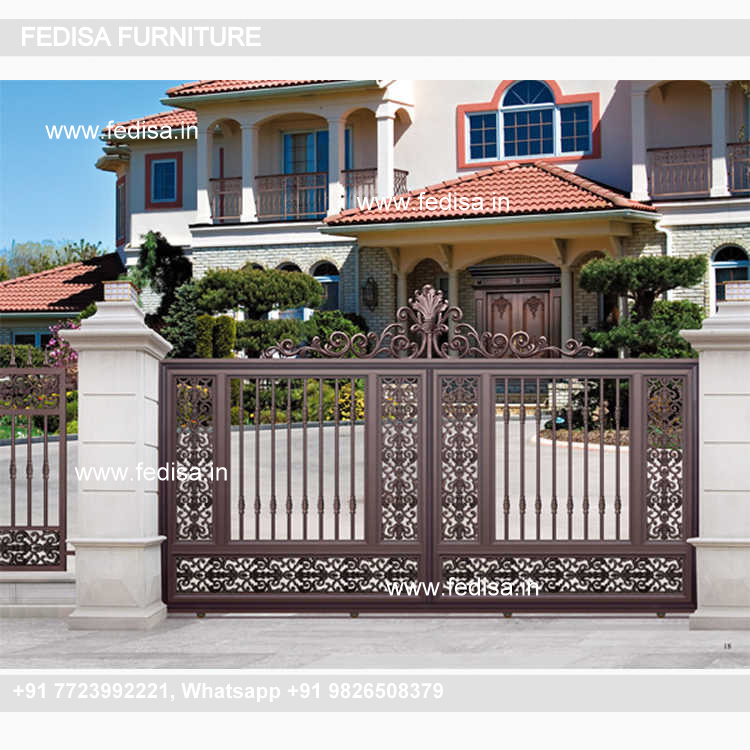 Folding Gate Design Steel Temple Gate Design Double Door Iron Gate ...