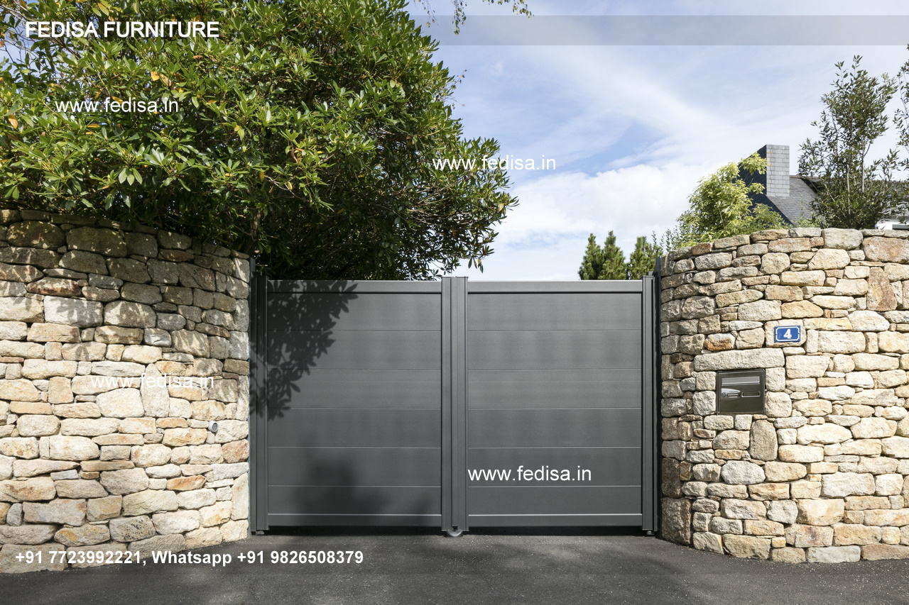 Wall Design With Gate Steel Temple Gate Design Main Gate Design Steel Boundary Ka Gate Price Iron Gate Design