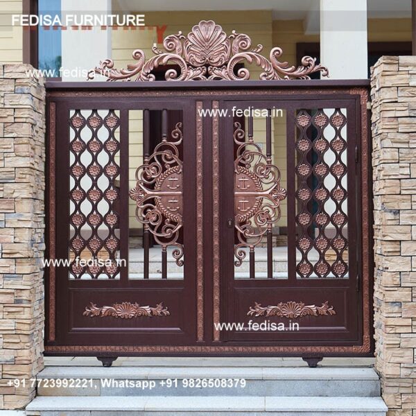 Low Cost Simple Main Gate Design Tata Gate Design Lohe Ka Men Gate Design Steel Main Gate Design 2061 Gate Design