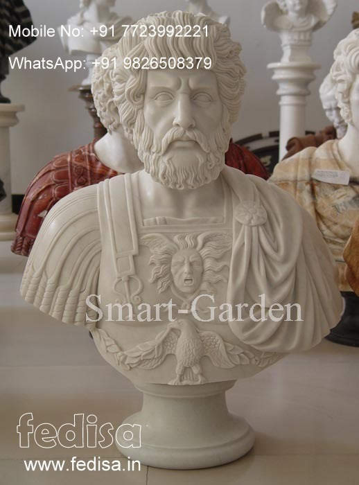 White Marble Bust Athena Bust Statue Ceramic Bust Sculpture