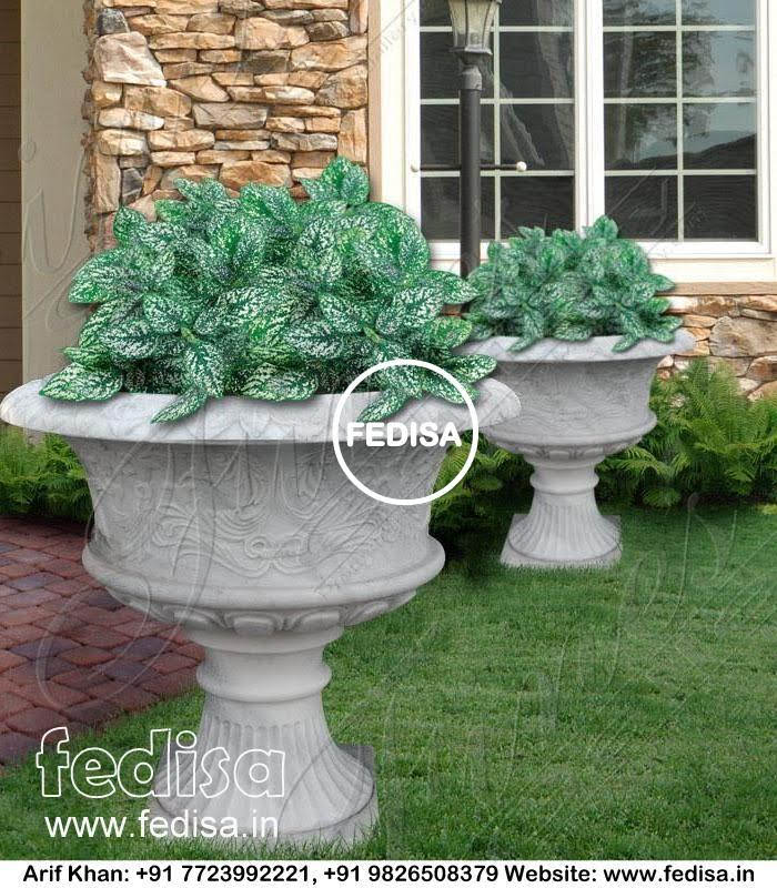 Marble Plant Pot With Stand Plastic Garden Pots Fun Plant Pots