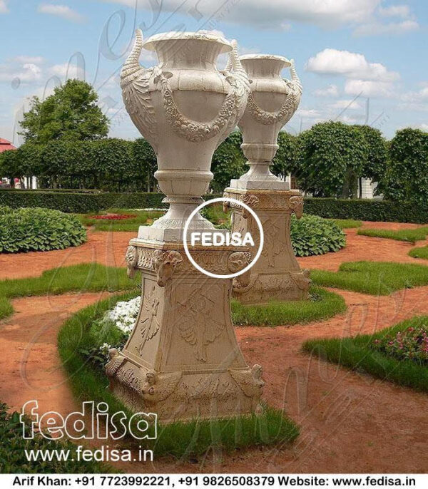 White Marble Plant Pot Flower Pot Price Corner Plant Pot