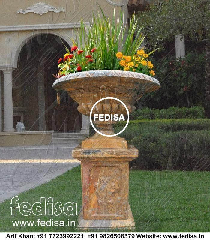 Marble Plant Pot Indoor Blue Ceramic Planter Flamingo Plant Pot