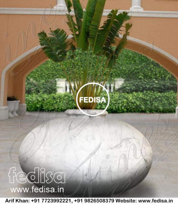 Grey Marble Plant Pot 8 Inch Plant Pot Large White Plant Pots Outdoor