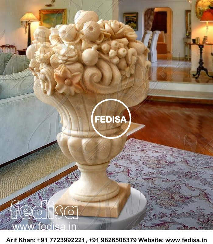 Marble Plant Pot Large Flower Boxes For Railings Bulk Ceramic Pots