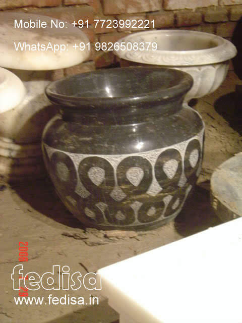 White Marble Flower Pot 4 Inch Plant Pots Small Plastic Flower Pots