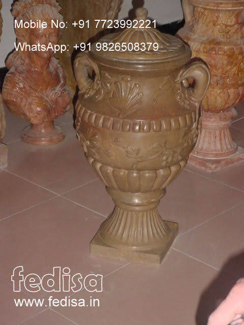 Large Marble Plant Pot Plant Pot Base Flower Pot With Saucer