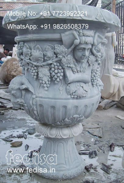 Marble Plant Pot With Stand Large Plant Pots For Sale Pottery Flower Pots