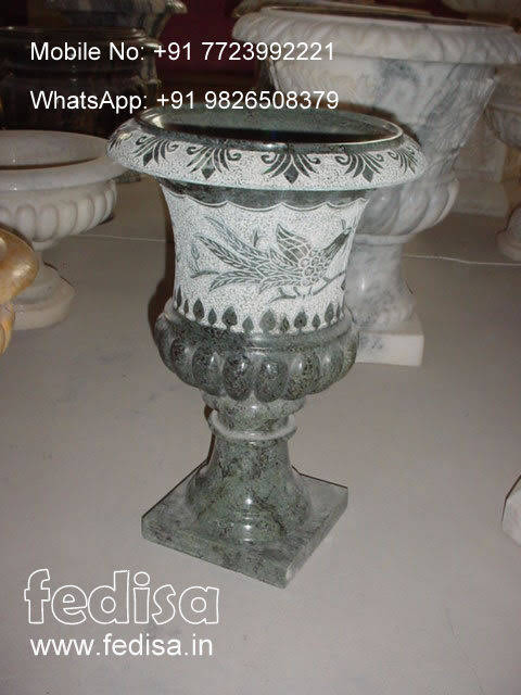 Marble Plant Holder Unglazed Terracotta Pots 17 Inch Pots For Plants