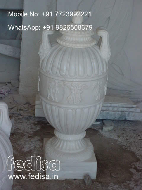 White Marble Flower Pot Planting Flowers In Pots For Beginners Flowers For 4 Inch Pots
