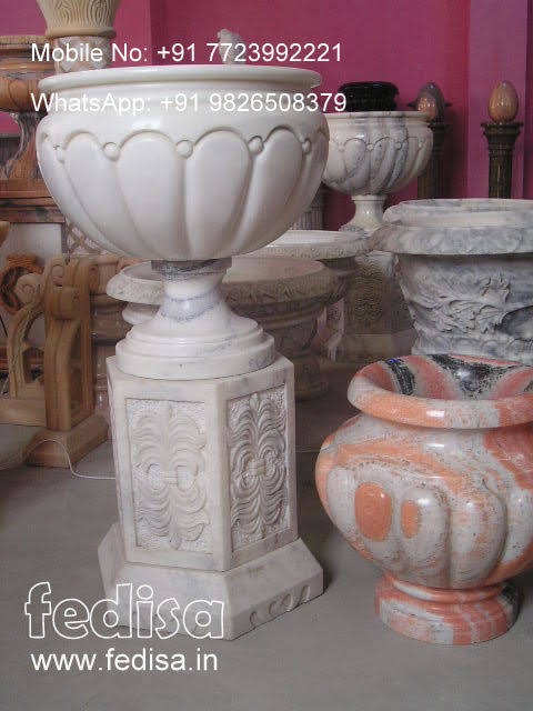 Marble Indoor Plant Pot Basket Flower Pot Weathered Terracotta Pots