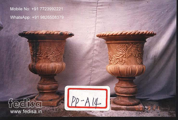 Marble Plant Pot With Stand White Plant Pots Outdoor Wall Plant Pots Outdoor