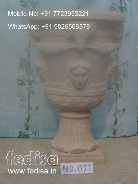 Small Marble Plant Pot Outdoor Artificial Flowers In Pots Owl Plant Pot