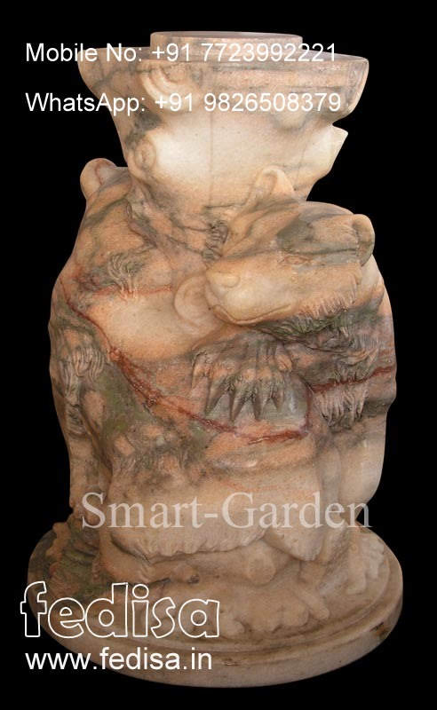 White Marble Flower Pot Large Artificial Orchids In Pots 14 Pots For Plants