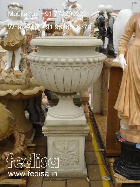 Marble Plant Pot Indoor Blue Ceramic Planter Flamingo Plant Pot