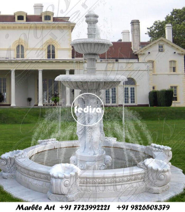 Indoor Marble Fountain Mist Fountain Swimming Pool Fountain