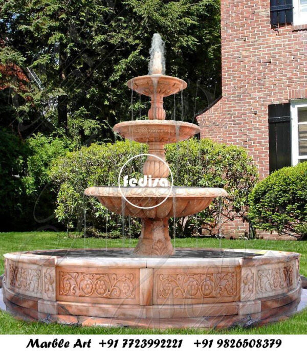 White Marble Fountain Water Fountain For House Cheap Water Features