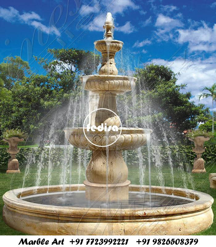 Indoor Marble Fountain Red Fountain Small Solar Water Feature