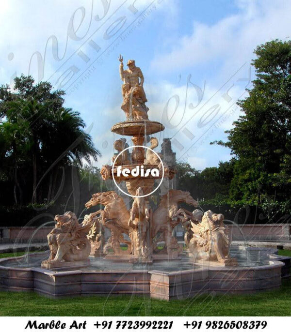 Marble Water Fountain Solar Powered Mini Fountain Trough Water Feature
