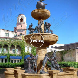Small Marble Fountain Outdoor Water Fountains With Led Lights Lion Head Fountain