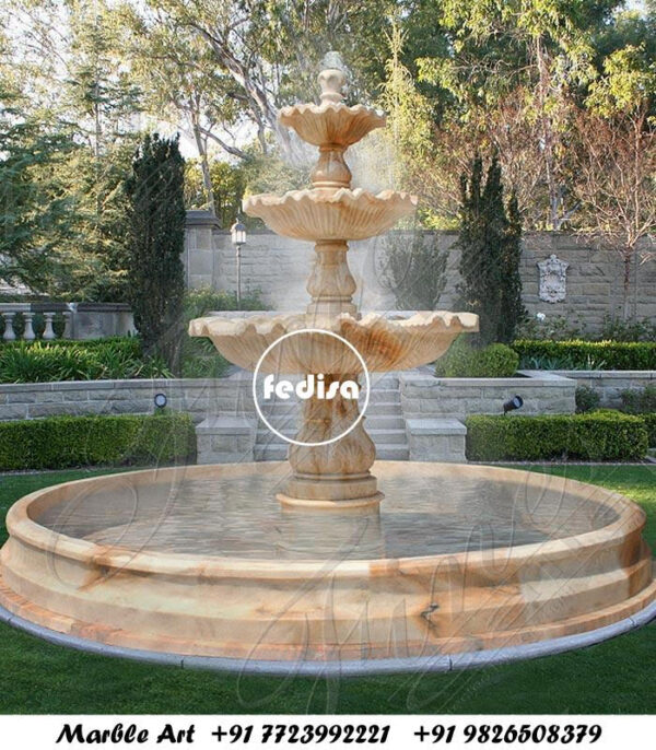 Marble Fountains Bubbling Rock Fountain Rain Fountain Curtain