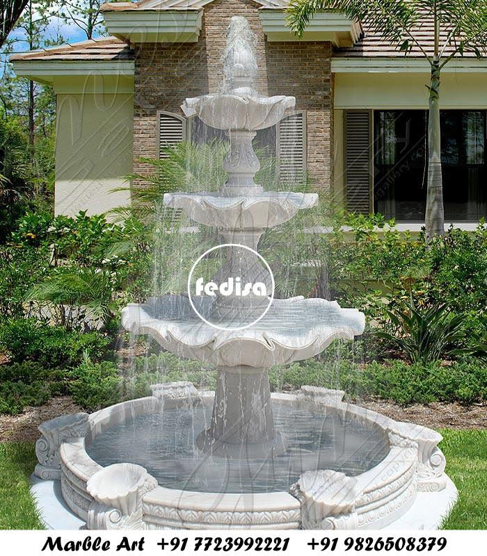 Small Marble Fountain Wall Fountain For Home Resin Fountain