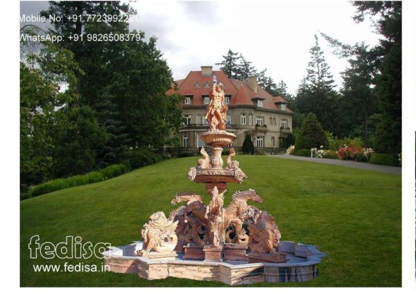 Marble Led Fountain Fish Fountain Floating Solar Fountain For Bird Bath