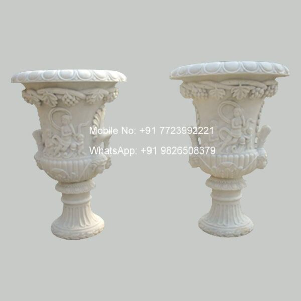 Marble Water Fountain Trevi Pool Faucet Fountain