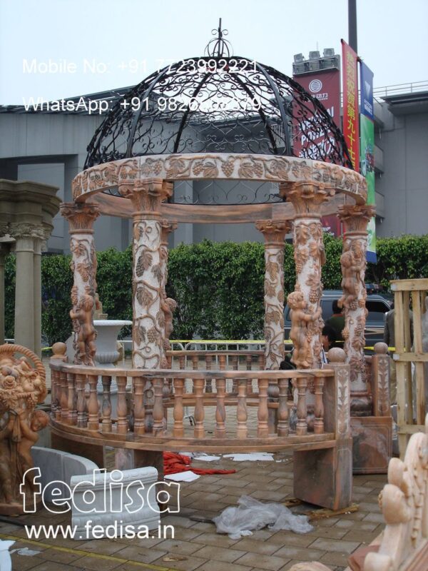 Marble Gazebo, Studio Gazebo Rustic Gazebo 4X4M Gazebo
