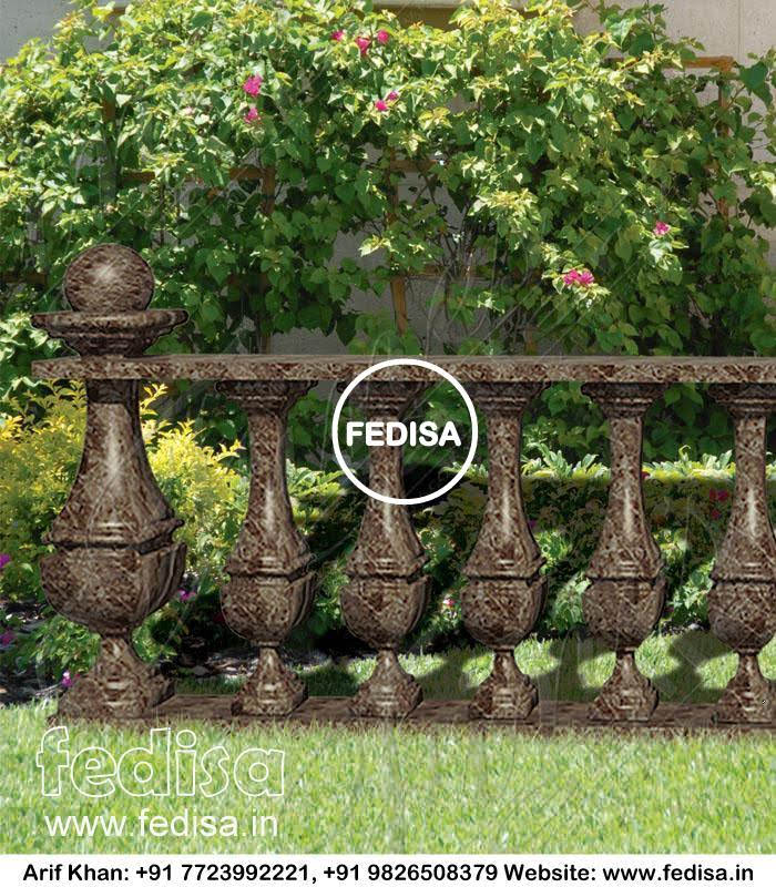 Marble Handrail Stairs Interior Railings Metal Handrails For Concrete Steps