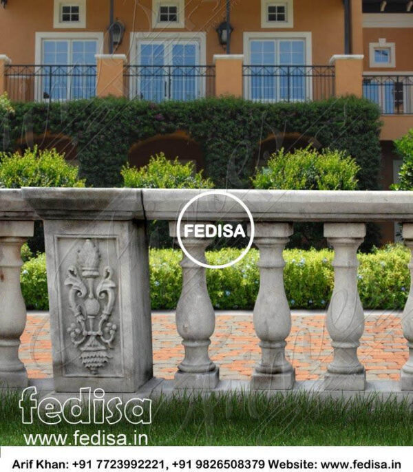 Marble Baluster Glass Balcony Railing Interior Handrails