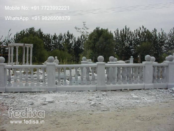 Marble Baluster Metal Stair Handrail Balustrade Handrail