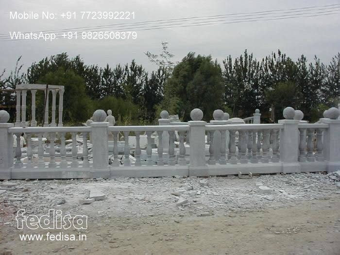 Marble Baluster Metal Stair Handrail Balustrade Handrail