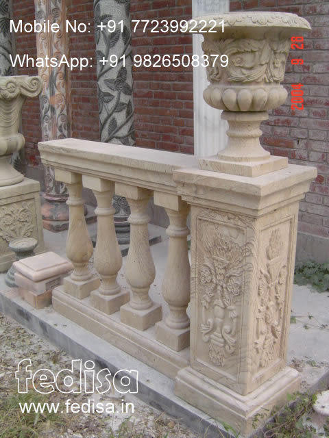 Marble Handrail Outside Handrails Rope Balustrade