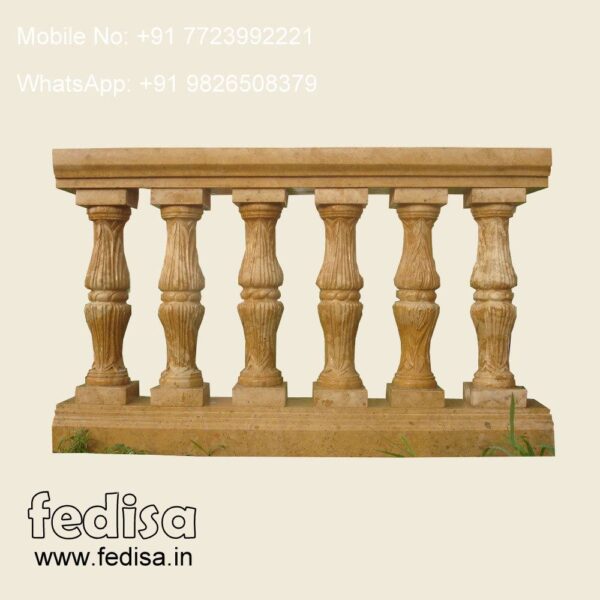 Marble Stair Railing Exterior Handrails For Steps Glass Balusters