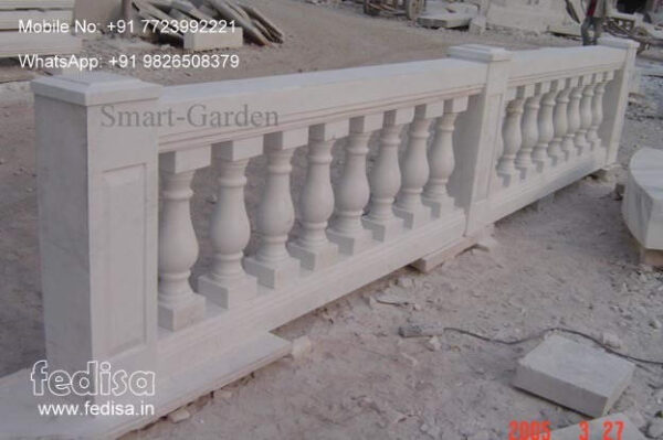 Marble Handrail Stainless Steel Stair Railing Railings For Outside Steps