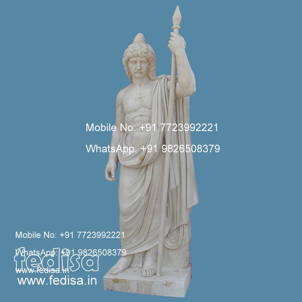 Big Buddha Statue Aluminum Sculpture Male Sculpture Plato Statue