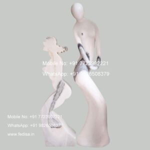 Nude Statue Alligator Statue Marble God Plaster Statue