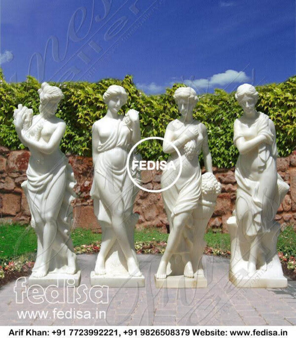 Venus Of Willendorf Aluminum Sculpture Marble Ka Murti Plato Statue