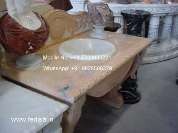 Marble Wash Basins Marble Wash Basin With Pedestal Marble Wash Basin With Pedestal