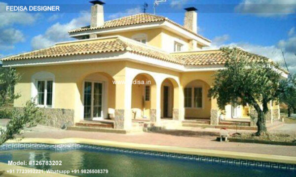 Single Floor House Front Design Mexican Villa Design 51762hz Best Exterior House Paint