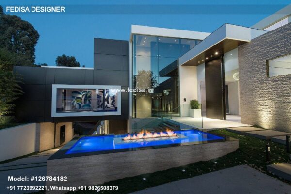 Wooden Showcase Designs For Home Mini Villa Design 101 Bhk Bungalow Plan Best Floor Plan