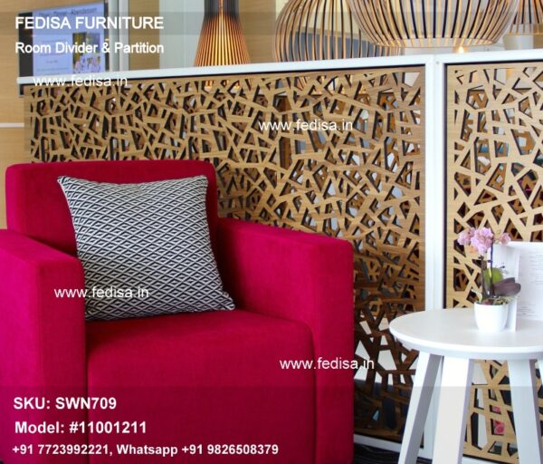 Soundproof Divider Wooden Partition Wall Separator Home Divider