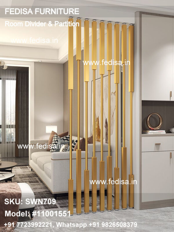 6ft Room Divider Sound Proof Room Divider Wood Partition Wall Drawing Room Partition