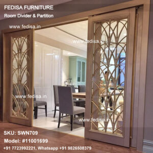 Folding Wall Partitions Wooden Partition Walls For Living Room Retractable Room Divider Bedroom Screen