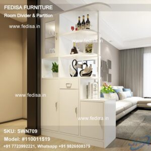 Pine Wood Partition Dressing Screen Glass Divider Wall 30 Panel Room Divider