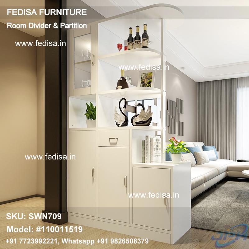 Pine Wood Partition Dressing Screen Glass Divider Wall 30 Panel Room Divider